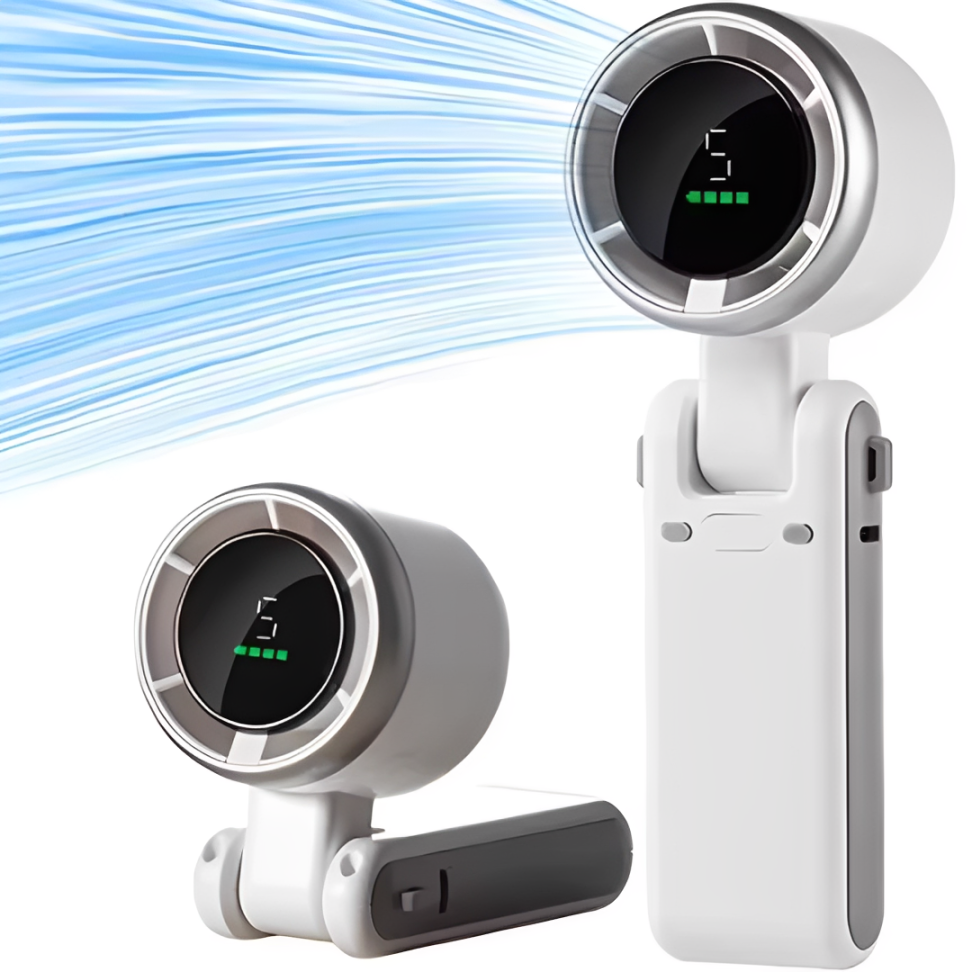 Turbo High-Speed Mini Fan - White